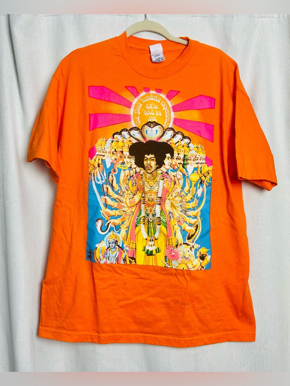 Vintage Jimi Hendrix Experience Axis Bold As Love T-Shirt AAA Mens XL Tour Tee